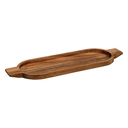Secret De Gourmet Plat de Présentation en Bois Acacia 48cm Marron