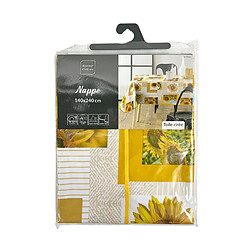 Paris Prix Nappe Toile Cirée Sunflower 140x240cm Jaune