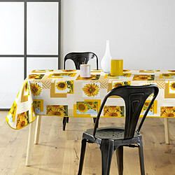 Paris Prix Nappe Toile Cirée Sunflower 140x240cm Jaune