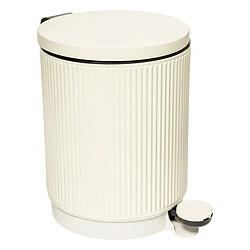 Five Simply Smart Poubelle de Salle de Bain Onyx 5L Beige Lin