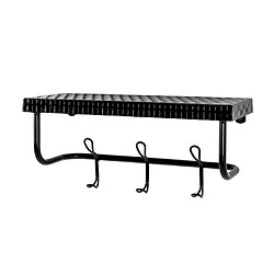 Paris Prix Patère Murale Étagère Lilian 42cm Noir