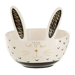Paris Prix Saladier Design Lapin 16cm Blanc