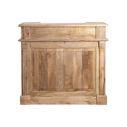 Paris Prix Bar en Bois 2 Tiroirs Theodore 120cm Naturel