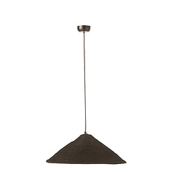 Paris Prix Lampe Suspension Chapeau Moonj 60cm Noir