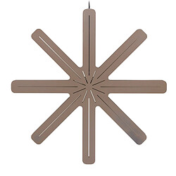 Paris Prix Lampe Suspension Déco Safsen 80cm Marron