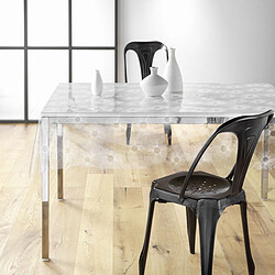 Paris Prix Nappe Toile Cirée Soleil 140x240cm Blanc