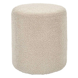 Paris prix Pouf rond bouclette – Taupe