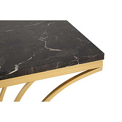 Alexandra house living Console effet marbre - Blanc pas cher