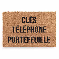 Paris Prix Paillasson en Coco Memo 40x60cm Naturel