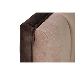 Avis Alexandra house living Fauteuil en velours - Marron