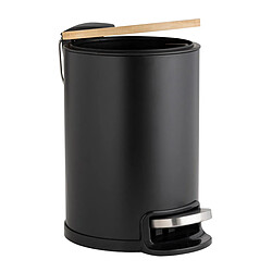 Avis Paris Prix Poubelle de Salle de Bain Mobelle 3L Noir