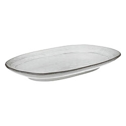 Secret De Gourmet Plat de Présentation Déco Flower 37cm Gris