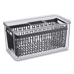 Five Simply Smart Boîte de Conservation Frigo Tidy 32cm Gris