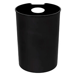 Five Simply Smart Poubelle en Métal Delta 6L Inox Noir pas cher