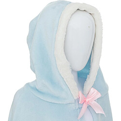 Atmosphera Plaid Cape Enfant Flanelle 100x115cm Bleu Clair