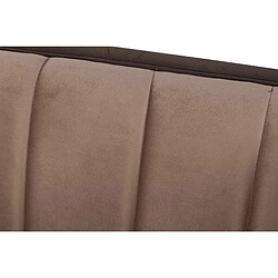Acheter Alexandra house living Fauteuil en velours - Marron
