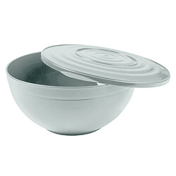 Paris Prix Saladier de Cuisine Avec Couvercle Merle 5,5L Bleu Givré