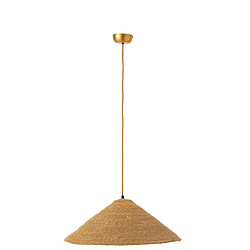 Paris Prix Lampe Suspension Chapeau Moonj 60cm Naturel
