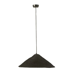 Paris Prix Lampe Suspension Chapeau Moonj 60cm Noir