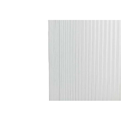 Alexandra House Living Pot de fleurs en polyrésine blanche 46 x 46 x 121 cm pas cher