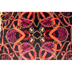 Alexandra House Living Coussin en velours garni de plumes et orné de franges 60 x 13 x 60 cm pas cher