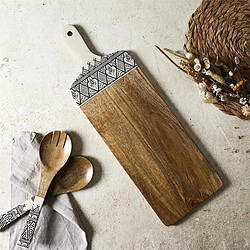 Avis The Home Deco Factory Planche de Présentation en Bois Dune 58cm Noir