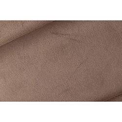 Alexandra house living Fauteuil en velours - Marron pas cher