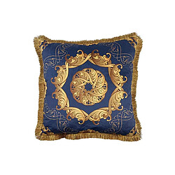 Avis Alexandra House Living Coussin en velours garni de plumes et orné de franges 60 x 13 x 60 cm