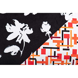 Acheter Alexandra House Living Coussin en velours à motif géométrique classique et floral 60 x 13 x 45 cm