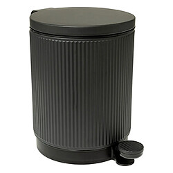 Five Simply Smart Poubelle de Salle de Bain Onyx 5L Gris Ardoise