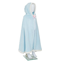 Atmosphera Plaid Cape Enfant Flanelle 100x115cm Bleu Clair