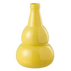 Paris Prix Vase Design en Verre Cocoon 45cm Jaune