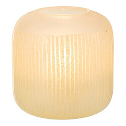 Paris Prix Vase Design en Verre Lignes Carla 16cm Jaune Clair