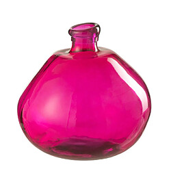 Paris Prix Vase Bulle en Verre Mexican 32cm Fuchsia