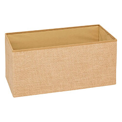 Five Simply Smart Pouf Coffre Pliant Toile de Jute 76cm Naturel