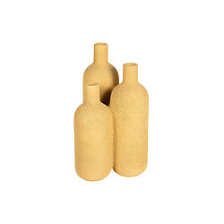 Alexandra House Living Vase en céramique jaune 16 x 16 x 29 cm