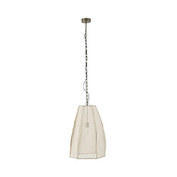 Mes Supension 1 lampe 49x42x173 cm en lin écru et métal