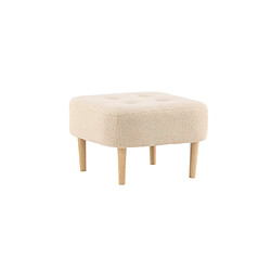 Acheter Paris prix Pouf déco tissu Salina - Naturel