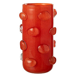 Paris Prix Vase Déco en Verre Aruna 32cm Rouge