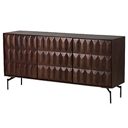 Alexandra House Living Buffet Velora en bois de manguier brun 160 x 40 x 78 cm