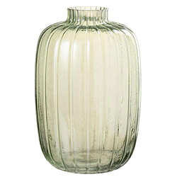 Paris Prix Vase Design en Verre Lignes 30cm Vert