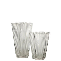 Paris Prix Vase Design en Verre Clara 20cm Transparent