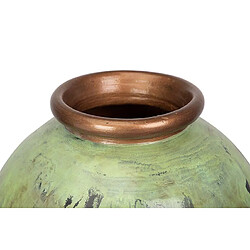 Alexandra House Living Amphore en terre cuite verte 60 x 60 x 98 cm