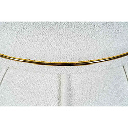 Avis Paris Prix Tabouret Rond Déco Corin 55cm Blanc & Or
