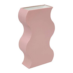 Atmosphera Vase Vague en Métal Chéri 35cm Rose
