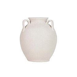 Alexandra House Living Vase en céramique blanche 35 x 35 x 40 cm
