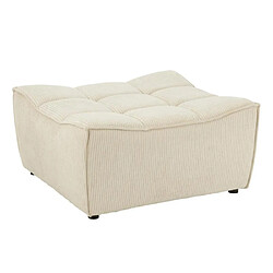 Paris prix Pouf matelassé - Beige