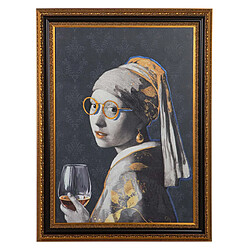 Alexandra House Living Tableau « L'heure du vin » avec cadre 106 x 8 x 140 cm 