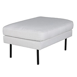 Paris prix Pouf rectangulaire tissu - Beige