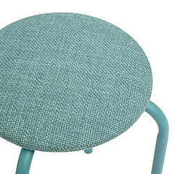 Acheter Five Simply Smart Tabouret d'appoint en métal et tissu chiné FLEXY - Vert Céladon